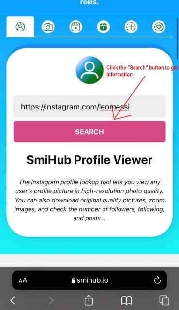 How to use SmiHub to view and download Instagram profile pictures?-5