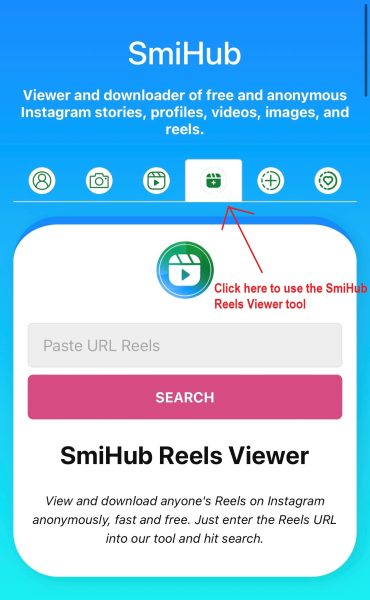 How To Use SmiHub Reels Viewer Tool For New User?-3